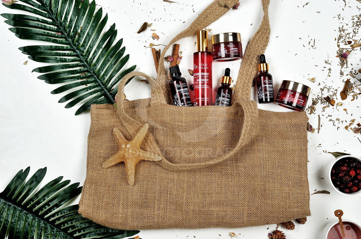 cilt bakımı ürün çekimi